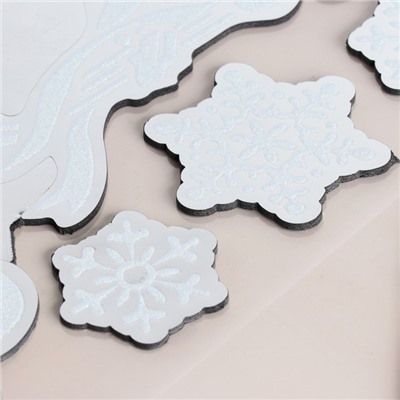 Наклейки на окна «Новогодние», 48×24 см