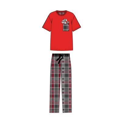 Комплект для мальчиков: брюки текстильные, фуфайка трикотажная (футболка)