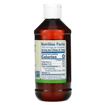 Now Foods, Better Stevia, органический жидкий бескалорийный подсластитель, 237 мл (8 жидких унций)
