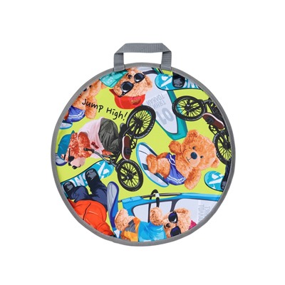 Ледянка мягкая Bear, круглая, d=45 см, толщина 1.2 см, рисунок МИКС