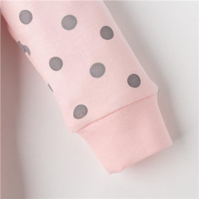 Комбинезон для девочки «Крошка Я. Горошек», розовый, рост 80-86 см