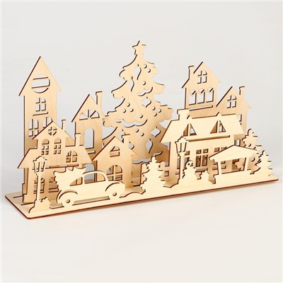 Заготовки для творчества. Украшение для дома «Новый год! Город»