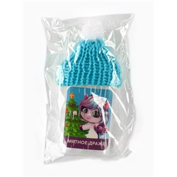 Конфеты драже в банке «Лошадка с ёлочкой», с витамином С, мята, 18 г