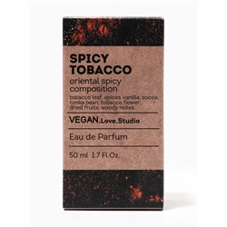 Парфюмерная вода женская Vegan Love Studio Spicy Tobacco, 50 мл (по мотивам Tobacco Vanille (Tom Ford)