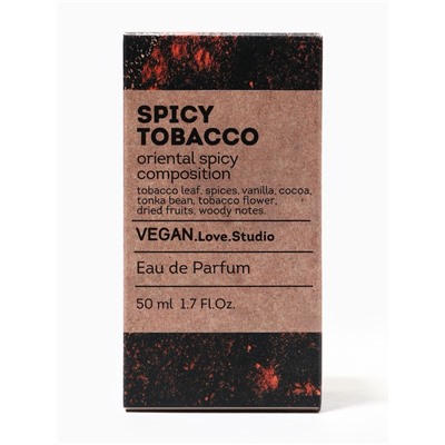 Парфюмерная вода женская Vegan Love Studio Spicy Tobacco, 50 мл (по мотивам Tobacco Vanille (Tom Ford)