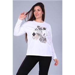 Футболка 55038 с дл.рукавом