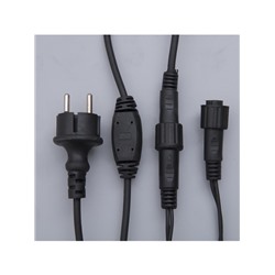 УЦЕНКА Гирлянда «Бахрома», уличная, 3×0.6 м, 3 Вт, УМС, 160 LED, 220 В, мерцание, свечение белое