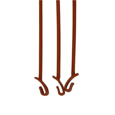 Подвес для кашпо «Ирис», h=48 см, пластиковый, цвет терракот