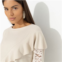 Туника дизайнерская, Вам письмо (beige)