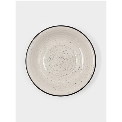 Чайная пара Доляна Nature, 2 предмета: чашка 260 мл, блюдце d=15 см, керамика, бежевая