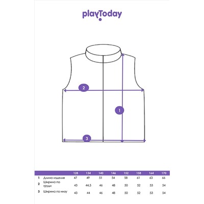 Жилет PLAYTODAY, 1031226