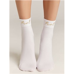 Полиамидные CONTE FANTASY Матовые носки с сияющей термоаппликацией Moment