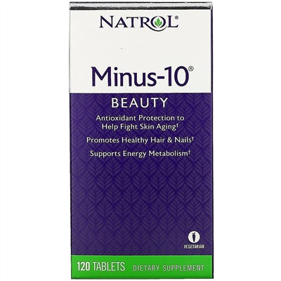 Natrol, Minus-10, 120 таблеток