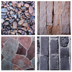 Пленка самоклеящаяся "Кирпич/Камень"