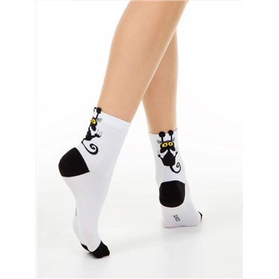 Conte elegant Носки CLASSIC с пикотом «Black cat»