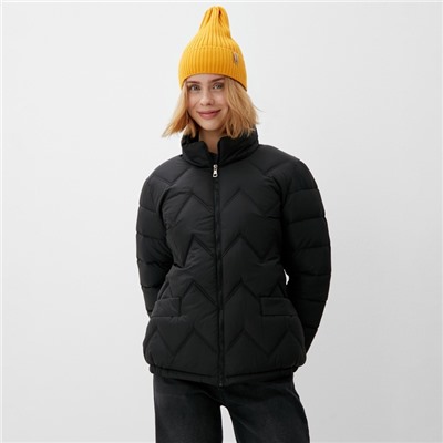 Куртка женская демисезонная на молнии Collorista, чёрная, размер 50