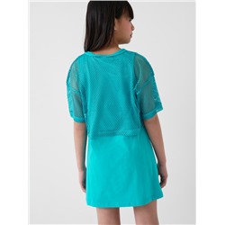 Комплект трикотажный для девочек: сарафан, фуфайка (футболка)