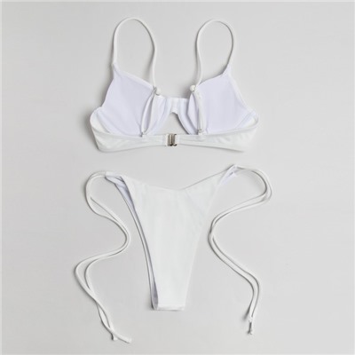 Купальник раздельный бельевой на косточках женский MINAKU, размер 48, цвет молочный