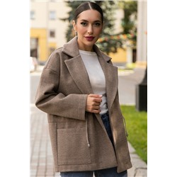 Пальто-пиджак (коричневый) Б14130-7М