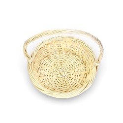 Корзина плетёная для хранения Canna, с ручкой, бежевая, набор 3 шт.