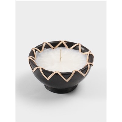 Свеча в керамической чаше, 9×9×5 см