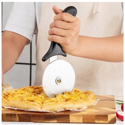 Нож для пиццы и теста пиццерезка тесторезка круглая