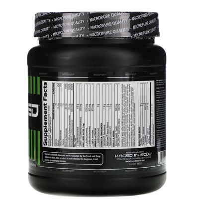 Kaged Muscle, Pre-Kaged, предтренировочный комплекс, Хрустящее яблоко, 621 г (1.37 lbs)