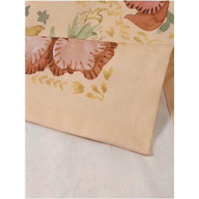 Скатерть «Этель» Floral pattern, размер 147×112 ±2 см с ГМВО, 100% хлопок, саржа 190 г/м²