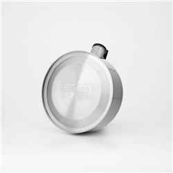 Чайник Доляна «Чёрная ночь», 2 л, со свистком, индукция, нержавеющая сталь, хромированный