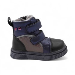 Ботинки демисезонные PV229-1-2 черно синие
