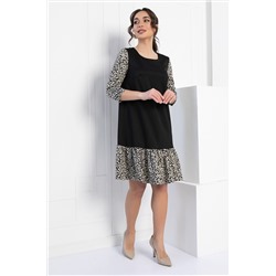 Платье Фиона (черное) П12956-10М