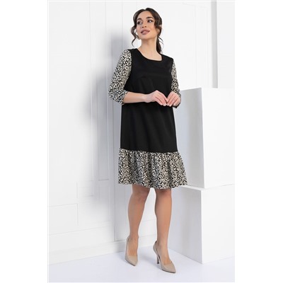 Платье Фиона (черное) П12956-10М