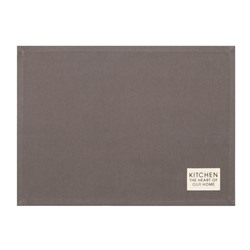 Набор салфеток «Этель» Kitchen, серый, 30×40 см - 2 шт., 100% хлопок, саржа 220 г/м²