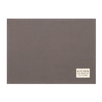 Набор салфеток «Этель» Kitchen, серый, 30×40 см - 2 шт., 100% хлопок, саржа 220 г/м²