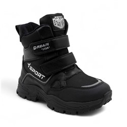 Ботинки мембранные на меху А6675-21 черные