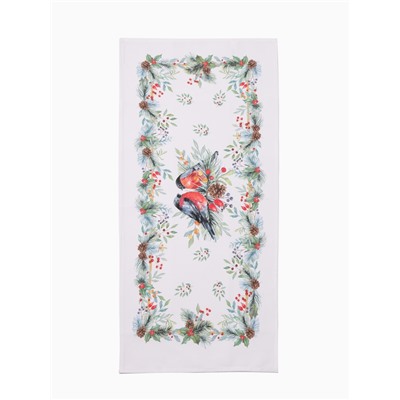 Дорожка новогодняя на стол «Этель» Christmas bells 30×70±5 см, 100% хл, саржа 190 г/м²