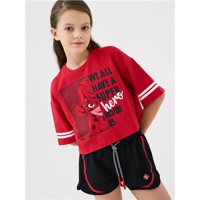 Шорты трикотажные для девочек, 2 шт в комплекте