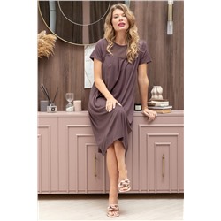 Сорочка ночная жен Mia Cara AW22WJ357C Rosa Del Te сливовый