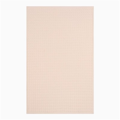 Набор кухонных полотенец «Доляна», бежевый, 35×60 см - 4 шт., 100% хлопок, вафля 220 г/м²