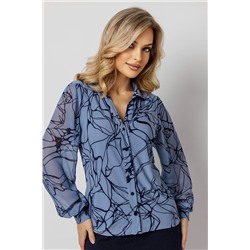 Блузка женская  7096/03/Голубой