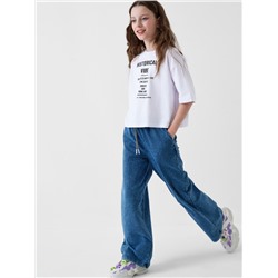 Брюки трикотажные для девочек (кюлоты)