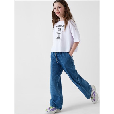 Брюки трикотажные для девочек (кюлоты)