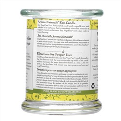 Aroma Naturals, Soy VegePure, 100% Натуральная Свеча Эфирного Масла Сои, Атмосфера, Апельсин и Лимонник 8.8 унции (260 г)
