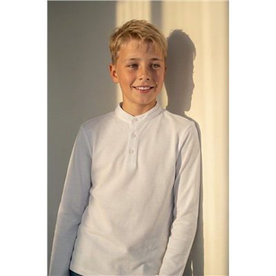 Рубашка-поло с длинным рукавом для мальчика Happyfox