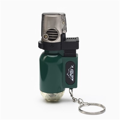 Горелка газовая «Мастер К», с пьезоподжигом, 7.8×3.4×2.2 см