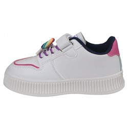 T-10994-H бел/цвет Кроссовки для девочек (25-30)/12