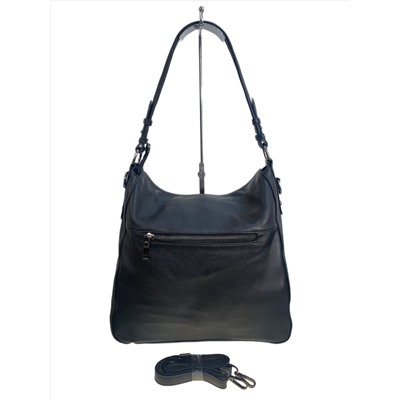 Женская сумка из натуральной кожи, цвет черный