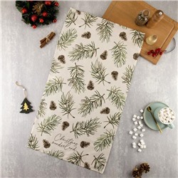 Полотенце «Этель» Christmas tree 40×73 см, 100% хл, саржа 190 г/м²