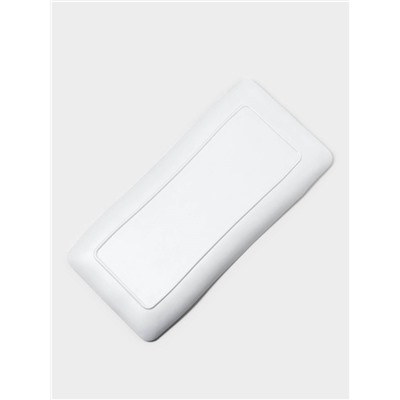 Блюдо для подачи «Белый Восток», меламин, 36.2×17.8×2 см, прямоугольное, белое