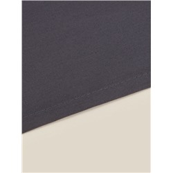 Простыня 1.5-спальная SL Home Graphite, 160×235 см, сатин 300ТС, хлопок 100%